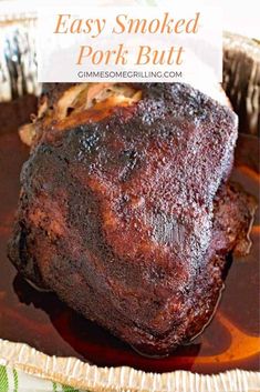 This Smoked Pork Butt is made on the electric smoker and is so easy it's perfect for the beginner! Grab your Traeger and get to work! #pork #pulledpork Pulled Pork Smoker Recipes, Smoked Pork Recipes, Smoked Pork Shoulder, Traeger Grill Recipes, Smoker Cooking, Smoked Pulled Pork, Pellet Grill Recipes, Smoked Meat Recipes, Smoked Meat