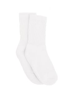 Organic cotton crew socks, made from chemical free cotton grown in the USA. Cream is the undyed natural cotton color. Three sizes available: Small (US women's shoe size 5-7), Medium (US women's shoe size 8-10), Large (US women's shoe size 11-13). Crew length ribbed tube is 6 inches tall for size Medium. Machine wash in warm water, air dry or low heat. 88% certified organic cotton, 10% stretch nylon (outer foot), 2% elastic, rubber core covered with nylon (inner top). Made in USA. White Socks Png Aesthetic, Aesthetic Socks Png, White Socks Png, White Socks Aesthetic, Outfits With Nike Socks, Socks Png, White Ankle Socks, Long White Socks, White Crew Socks