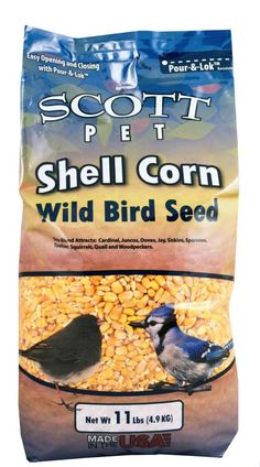 scott's pet shell corn wild bird seed