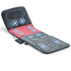 If you want to enjoy a professional quality massages at home, then this Full Body Massager is a good choice for you! Our full-body massage mat features 10 massage motors, which can provide 5 modes (rolling/pulsate/tapping/kneading/auto) to target your neck, back, thigh and foot. What's more, you finished off with a built-in heater to help you promote blood circulation. Moreover, it's flexible and foldable so that you can use it everywhere. Massage pad with auto shut off and overheat protection f Deep Relief, Body Massager, Back Massager, Therapeutic Massage, Full Body Massage, Heat Therapy, Muscle Aches, Good Posture, Mattress Pad