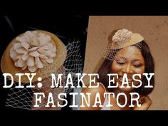 Fasinators Diy How To Make, Diy Facinators, Diy Hair Fascinator, Fascinators For Short Hair, Diy Tea Party Hats, Veil Diy, Diy Tea Party, How To Make Fascinators