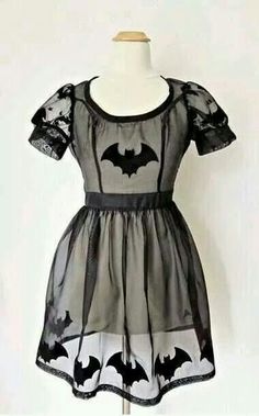 Batman dress Bat Costume, Retro Pinup, Girls Dresses Summer, Grunge Style, Batgirl