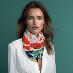 Step into the world of timeless elegance with our Peonies Silk Scarves Collection, where luxury meets versatility in a symphony of design. Each scarf in our collection is more than an accessory—it's a statement, a work of art that gracefully complements any ensemble with a polished, sophisticated flair. Pure Indulgence: Fashioned from 100% pure, super luxurious high-end silk habotai, our scarves are a touch of extravagance that you can drape around yourself, embodying comfort and luxury. Versati Luxury Multicolor Scarf For Spring, Classic Spring Scarves For Formal Occasions, Classic Spring Formal Scarves, Classic Formal Scarves For Spring, Luxury Silk Scarf For Summer, Classic Multicolor Silk Scarf, Classic Multicolor Silk Scarf For Formal Occasions, Luxury Silk Scarf For Spring, Elegant Floral Print Scarves For Formal Occasions