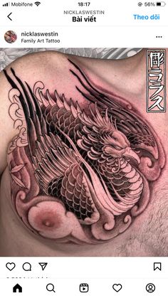 Koi Dragon Tattoo, Japanese Phoenix Tattoo, Dragon Tattoo Sketch, Black Art Tattoo, Z Tattoo, Samurai Tattoo Design, Irish Tattoos, Phoenix Tattoo Design