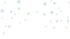 soap bubbles floating in the air on a white background