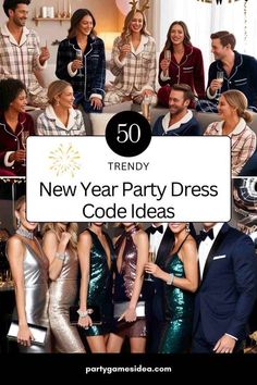 New Year’s Eve Dress Ideas, Dress Code Ideas For Party, New Year’s Eve Pajama Party, New Year’s Eve Birthday, Semi Formal Party Outfit, New Years Eve Theme Party Ideas, New Years Eve Party Ideas For Adults, Nye Theme Party Ideas, Nye Party Themes