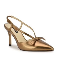 in stock Bronze Shoes, Taupe Heels, 4 Inch Heels, Slingback Pump, Dress And Heels, Stiletto Heel, Nine West, Wedding Shoes, Shoes Women Heels