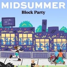 Midsummer Block Party https://www.emandmestudio.com/midsummer-block-party/ Flower Press Kit, Home Party Decor, Flower Press, Chicago Neighborhoods, Press Kit, Free Event, Block Party, Arts Center, News Studio