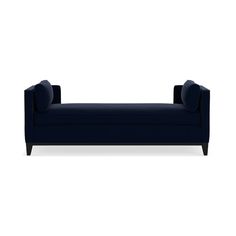 an image of a blue couch on a white background