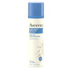 7-ounce canister of Aveeno Positively Smooth Moisturizing Shave Gel to help naturally minimize the appearance of unwanted hair with continued use Formula contains soy, aloe, conditioners, and Vitamin E to condition hair, making it easier to get a close, smooth shave Moisturizing shave gel helps you shave less often with continued use, while helping to prevent nicks, cuts, and razor bumps Shave gel is gentle enough for sensitive skin and helps to protect against shaving irritation The creamy shav Diy Hair Removal Cream, Best Hair Removal Cream, Best Shave, Razor Bumps, Natural Facial, Hair Removal Cream