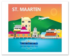 an image of a poster with the name st maarten on it