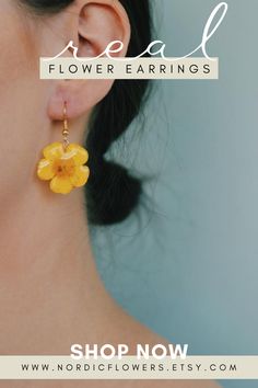 Yellow Flower Jewellery