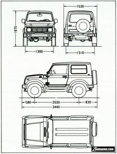 Suzuki Jeep, Mobil Off Road, Samurai Drawing, Jimny Sierra, Props Ideas, Geo Tracker, Drawing Model