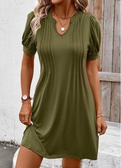 Color:Olive Green;Size:S;Size:M;Size:L;Size:XL;Size:XXL;Package Contents:1 X Dress;Occasion:Other;Style:Casual; Summer Work Outfits Office Casual Dresses, Olive Green Dress Outfit, Summer Work Outfits Office Casual, Summer Work Outfits Office, Green Dress Outfit, Elegant Dresses Plus Size, Maxi Bodycon Dress, Olive Green Shorts, Olive Green Dresses