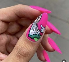 Cartoon Nail Designs, Animal Nail Designs, Oval Nails Designs, 3d Nail Designs, Unghie Sfumate, Unghie Nail Art, Wow Nails, Nail Drawing