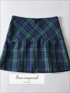 Material:Polyester Decoration:None Origin:CN(Origin) Silhouette:Pleated Fabric Type:Broadcloth Waistline:empire Pattern Type:Plaid Style:England Style Dresses Length:Above Knee, Mini Size Table S : Waist 66cm(26") Hip 92cm(36.2") Length 38cm(15") M : Waist 70cm(27.6") Hip 96cm(37.8") Length 39cm(15.4") L : Waist 76cm(29.9") Hip 102cm(40.2") Length 40.5cm(15.9") the size be measured by ourselves, error 1-3cm Blue Plaid Skirt Outfit, Blue Plaid Skirt, Empire Pattern, Plaid Skirt Outfit, Plaid Pleated Mini Skirt, Box Pleat Skirt, Checkered Skirt, England Style, England Fashion