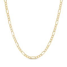 Dress up any look with this Figaro chain necklace. hollow 10K yellow gold 3.9mm width 22 inches with lobster clasp Made in Italy Citrine Birthstone, Figaro Necklace, November Birthday, Figaro Chain Necklace, Mens Chain Necklace, Figaro Chains, Figaro Chain, Chains Necklaces, Birthstone Pendant