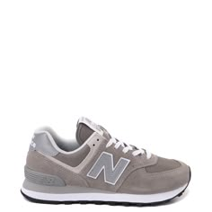 New Balance Grey Shoes, New Balance 574 Grey, Nb Shoes, Womens New Balance, Shoes For School, Grey New Balance, New Balance Outfit