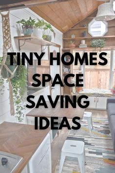 Unlock the secret to making the most of your tiny home with our game-changing space-saving ideas! From hidden storage solutions to multi-purpose furniture, we've got your tiny living needs covered. Pin now to explore ways to maximize every inch of your small space! #TinyHomes #SpaceSavingIdeas #SmallSpaceLiving #GoTinySpace Tiny Apartment Living, Small House Storage, Tiny House Organization, Tiny House Hacks, Space Saving Ideas, Diy Space Saving, Tiny House Furniture, Tiny House Storage, Tiny Apartments