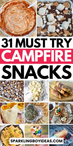 Campfire snacks are perfect for outdoor fun. Discover easy campfire treats and campfire food ideas that everyone will love. Enjoy classic s'mores recipes, sweet campfire desserts, and savory campfire snack ideas. Try quick camping snacks like campfire popcorn and campfire cones. Explore campfire cooking with foil pack campfire meals and campfire skewers. These camping recipes are ideal for kids and adults alike. Also, try campfire marshmallow ideas and outdoor snacks. Campfire Themed Food, Campfire Snacks Fire Pits, Bonfire Snacks, Easy Camping Snacks, Campfire Nachos, Campfire Banana Boats, Campfire Popcorn, Bonfire Food, Campfire Chili