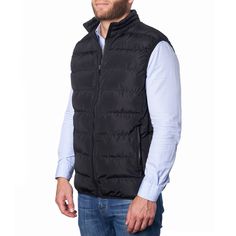 Asher Down Alternative Vest By Alpine Swiss Product Features: Shell, Fill, Lining: 100% Polyester STYLISH – The Asher puffer vest is stylish and versatile for casual or outdoor activewear. Wear it over T-shirts, long sleeve shirts, button downs, or sweaters for endless combinations of fashionable and functional outfits. WARM – A cruelty free down alternative polyester fill makes this vest lightweight and comfortably warm. The wide panel quilted design prevents leakage of filling and maintains it Casual Spring Puffer Jacket For Outdoor Activities, Sporty Spring Vest For Outdoor Activities, Winter Nylon Top For Outdoor, Casual Weatherproof Puffer Jacket, Casual Weatherproof Solid Color Puffer Jacket, Casual Puffer Jacket For Outdoor Activities, Winter Athleisure Vest For Outdoor Activities, Casual Cotton Puffer Jacket, Fitted Casual Vest For Cold Weather