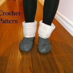 Felted Granite Boots - Crochet Crochet pattern by FromWayUpNorth Wool Clogs, Blue Slippers, Wool Cat, Boots Patterns, Christmas Knitting Patterns, The Hardest Part, Wool Slippers, Felted Slippers, Crochet Cushions