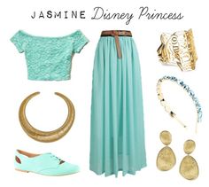 "Jasmine - Disney Princess" by costume-creativity ❤ liked on Polyvore featuring Hollister Co., Dolce&Gabbana, ALDO, Marco Bicego, Hissia, Kenzo, disney, jasmine, Disneyprincess and costumecreativity Jasmine Costume Diy, Diy Disney Princess, Princess Jasmine Party, Princess Ideas, Disneybound Outfits, Aladdin Costume, Princess Inspired Outfits, Trendy Party Dresses