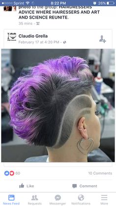 Beauty Magazine, Short Hairstyle, Love Hair, Pixie Hairstyles, Undercut, Hair Dos