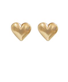 GOLD puffy heart earrings stud Cute Double Heart Gold Earrings, Cute Gold Double Heart Earrings, Cute Gold Heart Earrings For Pierced Ears, Cute Gold Heart Charm Earrings, Cute Gold Heart Earrings Nickel Free, Earring Png, Purple Door, Blue Graduation, Gold Heart Earring