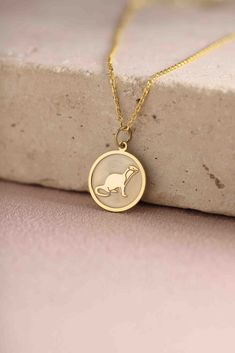 Gold Otter Pendant - Sea Otter Necklace ● Material of pendant: Solid Gold 14k ( REAL GOLD ) ● Metal Stamp: 14k ( REAL GOLD ) ● The pendant is available in 5 sizes: - 12,7 mm / 0.5 inches (Diameter) - 14,0 mm / 0,55 inches ( Diameter ) In the photos - 15,3 mm / 0.6 inches ( Diameter ) - 16,5 mm / 0,65 inches ( Diameter ) - 19,1 mm / 0,75 inches ( Diameter ) ( In the photos the size is 14mm / 0.55 inches Diameter ) ( Jump Ring inner diameter: 4 mm ) ● Material of chain: Solid gold 14k ( REAL GOLD Otter Necklace, Sea Otter, Otters, Metal Stamping, Gift Birthday, Real Gold, Mom Gift, Gold Metal, Solid Gold