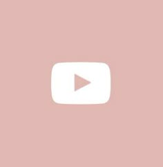 the youtube logo is shown in white on a pale pink background with an arrow pointing to it