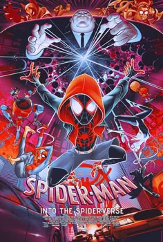 spider - man into the spiderverse movie poster