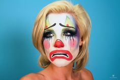 Clown Face Paint, Creepy Halloween Costumes, Vintage Halloween Photos, Female Clown, Vintage Halloween Costume