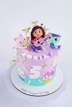 a birthday cake for a five year old girl