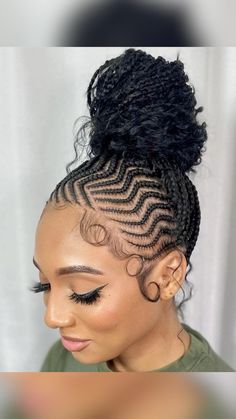 Cornrows Braids For Black Women, Hair Braiding Styles, African Hair Braiding, Feed In Braids Hairstyles, Feed In Braids, African Hair Braiding Styles, Hairstyles Pictures, Braiding Styles, Box Braids Hairstyles For Black Women