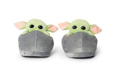 PRICES MAY VARY. This Is The Way: Deck your feet out in these fun novelty slippers, featuring Grogu (aka The Child). Wear your fandom in style while you kick back and relax. Lounge around with The Mandalorian on the Razor Crest with luxuriously comfy footwear. Adorable Design: Authentically crafted, these 3D plush slippers look like Grogu sitting in his hover pod carriage from Star Wars: The Mandalorian. These cute and comfy slippers capture Grogu's precious charm, better known as The Child or " Star Wars Christmas Sweater, Toy Packaging, Comfy Slippers, Comfortable Footwear, Star Wars Christmas, Star Wars The Mandalorian, Mood Light, Baby Slippers, Disney Plus