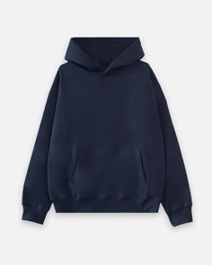 Made in our new upgraded 400GSM cotton fabric, this navy hoodie features a street inspired look with drop shoulders. 100% cotton 400 GSM Kangaroo pocket at waist Rib-knit cuffs and hem Relaxed fit Machine wash cold / hang to dry (recommended) Male model is 6'1 wearing size L Female model is 5'10 wearing size M Clothes Collage, Dark Blue Hoodie, Dream Hoodie, Drop Shoulder Hoodie, Navy Blue Hoodie, Navy Blue Sweatshirt, Winter Hoodie, Basic Hoodie, Navy Hoodie