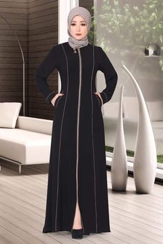 Islamic Long Dress, Long Dress Styles, Smocking Fashion, Muslim Outfits Casual, Long Dress Design, Indian Gowns Dresses, Stylish Women Fashion