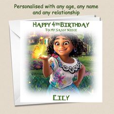 encanto birthday card Personalised Birthday Cards, Behavior Rewards, Happy 6th Birthday, Happy 4th Birthday, Fabulous Birthday, Spiderman Birthday, Personalized Birthday Cards, Happy Relationships, Niece And Nephew