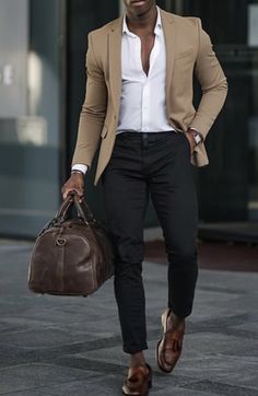 Business Casual Dinner Outfit, Outfit Male, Black Men Fashion Casual, Clothes Fall, Black Men Fashion Swag