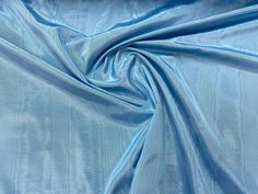 the blue fabric is very soft and shiny