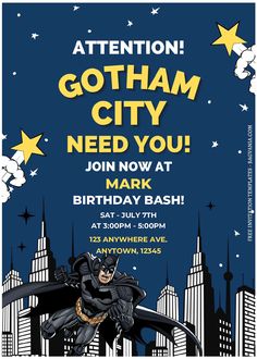 the batman birthday party is going on