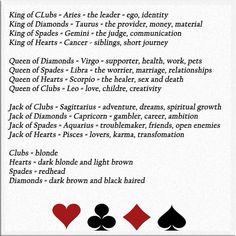 the rules for playing card suits and cards in spades, diamonds, and hearts