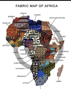 the map of africa with all its major cities and their respective locations in each country