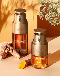 Clarins Double Serum, Discount Design, Routine Skincare, Luxury Cosmetics, Glow Skin, Beauty Gadgets, French Beauty, Beauty Cream, Glowy Skin