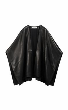 Edra Leather Cape By Nour Hammour | Moda Operandi Leather Scarf, Malene Birger, By Malene Birger, Virtual Closet, Mens Activewear, Party Dresses For Women, Ladies Party, Womens Maxi Dresses, Womens Sweatpants