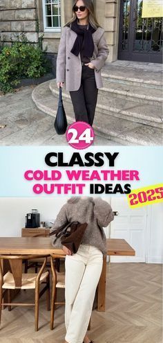 Cold Weather Business Casual Women, Cold Saturday Outfit, Outfits For Weather In The 50's, Graduation Outfit Ideas Cold Weather, 27 Degree Weather Outfit, Cold Outfits For Work, How To Dress In Layers Cold Weather, Women Cold Weather Outfits, 55 Degree Weather Outfit Work