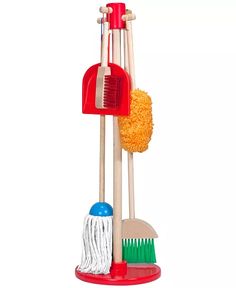 Melissa and Doug - Kids' 6-Piece Good Clean Fun Play Set Toddlers Activities, Toddler Snack, Mop Holder, Best Cleaning Products, Toddler Food, Melissa And Doug, Toddler Sleep, Cleaning Toys, Toddler Snacks