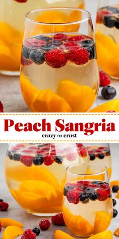 One of the best summer cocktails ever! Made with rum and fresh peaches, this white wine sangria is refreshing and delicious. Save this peach sangria recipe and celebrate with this alcoholic Labor Day party drink! White Sangria Recipe Peach, Peach Drinks Alcohol, Sangria With Rum, White Peach Sangria Recipe, Easy Refreshing Cocktails, Fruit Cocktail Drink, Peach Sangria Recipe, Alcohol Punch, Sweet Alcoholic Drinks