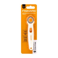 the fiskars toothbrush is in its packaging